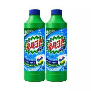 옥시크린 배니시 용기 1kgx2개 얼룩제거 의류 빨래 산소계 표백제 세제