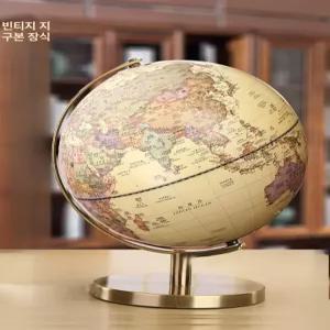 엔틱 지구본 시계지도 장식품개업