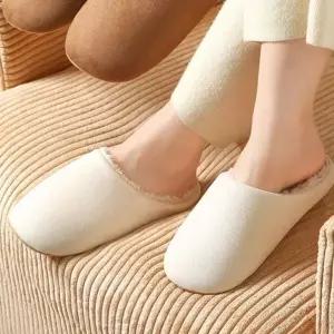 [하프클럽/]거실용 보송보송 털실내화 층간소음 완화 쿠션 슬리퍼 푹신한
