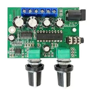 디지털 2.1 채널 서브우퍼 앰프 보드 6W+6W+25W 퓨어 베이스 미니 DC12V-15V TDA1517P 하이파이 스테레오
