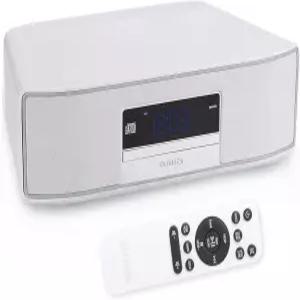 AIWA - Exos 홈 스피커 프리미엄 30W RMS 사운드 시스템 CD 플레이어 포함 블루투스 연결 FM 라디오 광