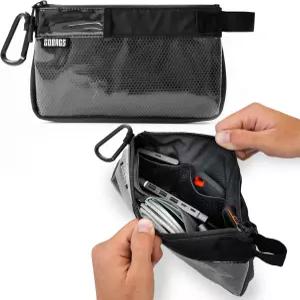 GOBAGS 프로덕션 지퍼백 - 전자 및 카메라 액세서리 가방 케이블 정리함 기어 파우치 여행용 필수품 소형