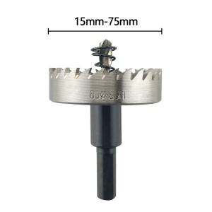 HSS 구멍 톱 16-100mm 코발트 고속 강철 M35 스테인레스 스틸 도구 세트 금속 드릴링 가공