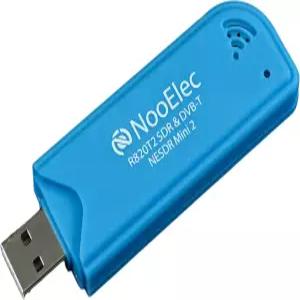 누엘렉 NESDR Mini 2 USB RTL-SDR 및 ADS-B 수신기 세트 R820T2 튜너 MCX 입력 다양한 소프트웨어 패키지와
