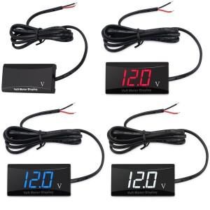 범용 미니 LED 디스플레이 디지털 전압계 패널 볼트 측정기 테스터 DC4.5V-30.0V 자동차 보트 오토바이 액
