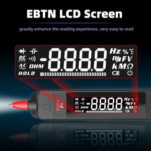 BSIDE 미니 디지털 멀티미터 스마트 펜 타입 EBTN LCD 6000 전압계, 전기 용량 다이오드 전압 테스터, 전