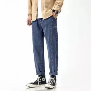 EAMT 남친 빈티지 캐주얼 배기핏 청바지 봄가을 배기팬츠 롤업 YJ3