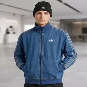 [매장정품] adidas 데님 파이어버드 트랙탑 - 블루 / KD1517 c96e0b