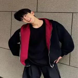 픽호샵 남성 빈티지 가을 키작남 집업 가디건 카디건 빳빳후드 핏 쇼트 맨투맨 꾹3
