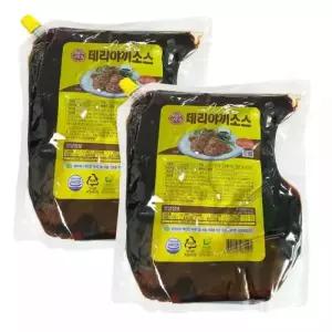 보리보리 오뚜기오뚜기 데리야끼소스 2kg 스파우트팩 2개
