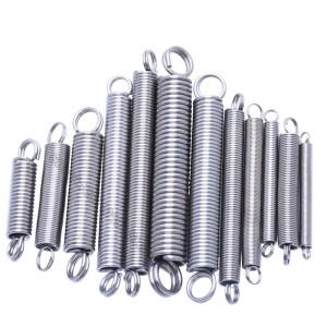 1.5mm 스테인레스 스틸 연장 스프링 O 링 후크 장력 원통형 코일 인장 확장 드래프트 스트레칭 OD 10-18