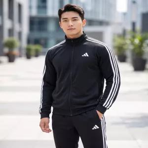 [매장정품] adidas 3S 트리콧 레귤러 트랙 자켓재킷 JI8816 d0cb3e