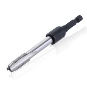 1pcs/7pcs 스크류 탭 소켓 어댑터 전기 드릴 다이 1/4 육각 섕크 기계 나사 미터법 플러그 스레딩 도구