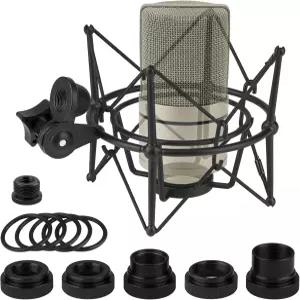 크리에이터용 Geekria 마이크 쇼크 마운트 MXL 770 990 R77 TEMPO V67G 2006 R144 진동 방지 서스펜션