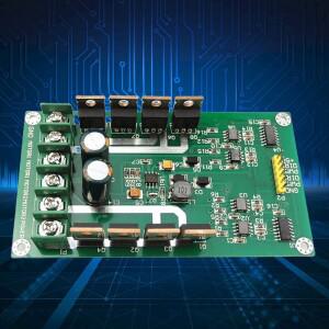 10A 듀얼 전동 드라이버 H-브리지 모듈 피크 30A MOSFET DC 보드 3V-36V IRF3205 브레이크 기능 포함