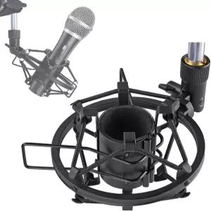진동과 소음을 줄이기 위한 SUNMON ATR2100X-USB 마이크 충격 마운트 홀더 오디오 테크니카 적합
