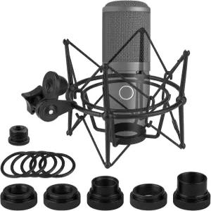 크리에이터를 위한 GEEKRIA 마이크 충격 마운트 AKG P120 P220 P820 진동 방지 서스펜션 어댑터 클램프
