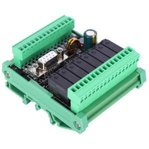 FX2N-20MR-232 전원 PLC 보드  쉘 릴레이 출력 모듈  고속 카운팅 아날로그 입력  2AD 0-10V  12 in 8 out
