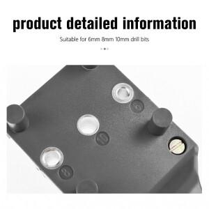 빠른 목재 Dow Jig 플라스틱 ABS 휴대용 포켓 홀 지그 시스템 목공 조인트 용 6mm 8mm 10mm 드릴 비트 펀처