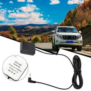 자동 트럭 SUV 대시 캠 카메라 외부 GPS 교체 용 안테나 3.5 Mm 팔꿈치가있는 수신기 모듈