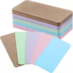 팝탑 사진 앨범 액세서리 양면 미니 메모 포토카드 100PCS 소형 5가지 색상