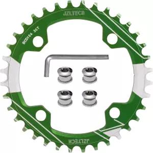 JZLTECH 104 BCD 자전거 체인링 32T 34T 36T 38T 원형 좁은 와이드 8 9 10 11 12 스피드 산악 MTB XC