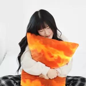 겨울용 수면 밍크 대형 목이편한 온열 경추 캠핑 베개