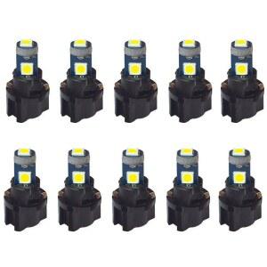 BLYYB 10팩 T5 37 74 LED 잠금 소켓 포함 트위스트 전구 PC74 PC37