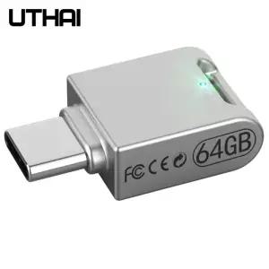 UTHAI C12 Type-C OTG USB3.0 플래시 드라이브 펜 스마트 폰 메모리 미니 스틱 32GB 64G