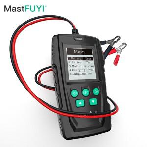 MASTFUYI 12V/24V 자동차 배터리 테스터 진단 분석기 도구 차량 부하 발전기 검사기 엔진