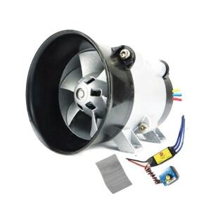 자동차 전기 터보 과급기  공기 흡입 부스트 선풍기  브러시리스 40A ESC 포함  12V