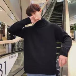남자 청바지 코디 겨울 데이트 룩 검정 터틀넥 니트 티셔츠 폴라목티 이쁜 쇼핑몰 남성