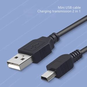미니 소형 USB 케이블 남성형에서 미니 소형-B 5핀 남성형으로 MP3 플레이어  가민 호환 누비 GPS  대시캠