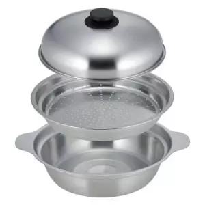 찜솥 일본산 전골 냄비 찜기 세트 24cm