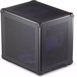 JONSBO C6 블랙 미니 MATX 메쉬 PC 케이스 심플 컴팩트 데스크톱 마이크로 ATX 섀시 상부 커버/사이드 패널