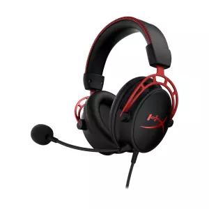 HyperX 클라우드 알파 게이밍 헤드셋 듀얼 챔버 드라이버 전설적인 편안함 알루미늄 프레임 분리형 마이크