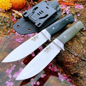 형제 칼 F018 Bushcarft D2 사냥 스톤 워시 Micarta 그립 날카로운 고정 블레이드 낚시 야외