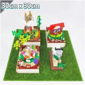 피규어 인조잔디 디오라마 장식매트 30cmx30cm