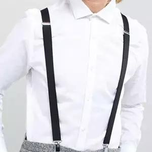 남자 서스펜더 멜빵 코디 패션 남성 멜빵바지-WFO4R31