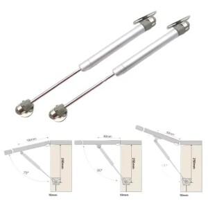 2pcs 공압 막대 60/80/120/150/200N 가구 경첩 주방 캐비닛 도어 리프트 지원 유압 가스 스프링 스테이