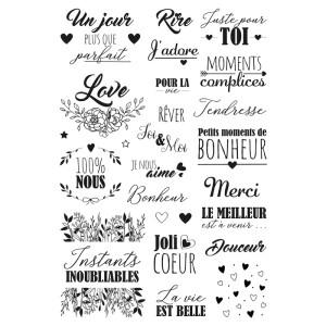 2022 Scrapbooking 투명 실리콘 고무 DIY 사진 앨범 장식 607에 대 한 새로운 프랑스어 클리어 스탬프