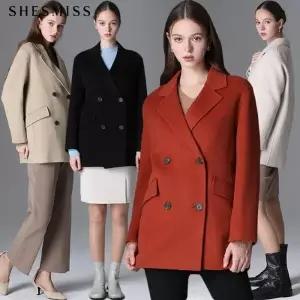 [쉬즈미스][쉬즈미스(SHESMISS)] 더블 버튼 핸드메이드 울코트_15937385_588585