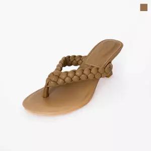 미르바네스슈즈 꽈배기 쪼리 뮬_6.5cm