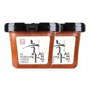[셀러허브]암웨이 갖은 양념이 어우러진 정기품 녹차쌈장 500g x 2개 (S49503235)