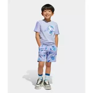 매장정품 ADIDAS 아디다스 KIDS X 디즈니 릴로앤스티치 상하의 세트 - 라이트퍼플 JD4558 1551350