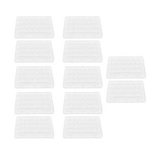 12Pcs 메추라기 계란 트레이 식품 학년 애완 동물 재료 소형 대용량 상자 컨테이너 보관 홈 캐리어 가구