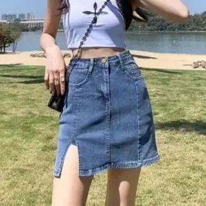 청치마 데님 스커트 봄 가을 여름 속바지 캐주얼