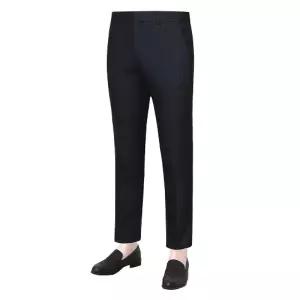 [파파브로] 남성 체크 밴딩 슬림핏 정장 팬츠 LO-SPA-D126