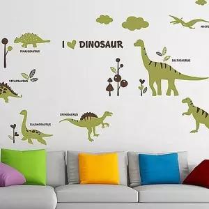 고품질 공룡친구들 그래픽스티커 시트지 벽지 포인트스티커 벽장...