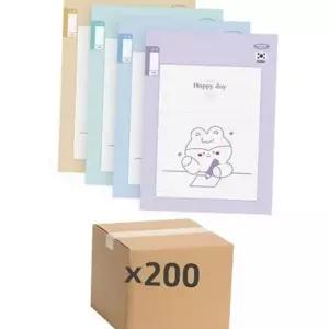초등 학생 무제 노트 200권 초등 제본 노트 넉넉한 무형광 학습용 학교 준비